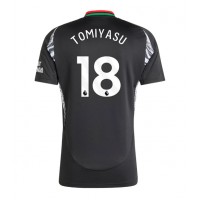 Arsenal Takehiro Tomiyasu #18 Vonkajší futbalový dres 2024-25 Krátky Rukáv